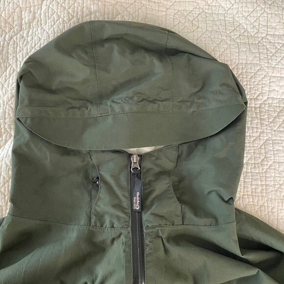TecH20 Guide Series Hooded Waterproof Breathable Green Nylon Full Zip Raincoat L - Picture 11 of 11